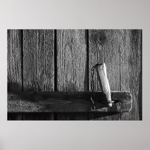 Póster Door of old barn 9