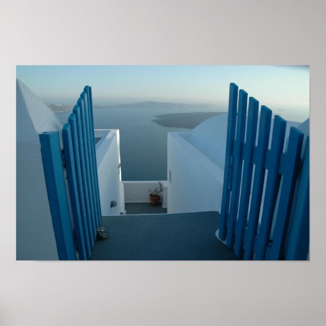 Póster Door to Santorini (Frente)