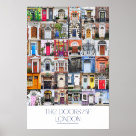 Póster Doors of Amsterdam Poster