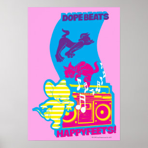 Póster Dope gana los pies felices