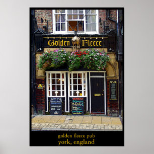 Póster dorada fleece