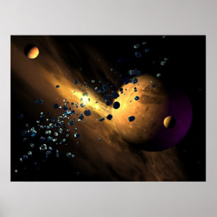 Póster Dorado