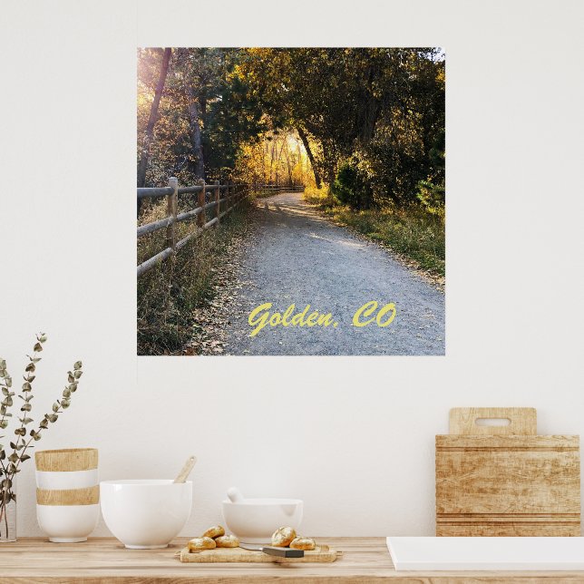 Póster Dorado. Colorado (Cocina)