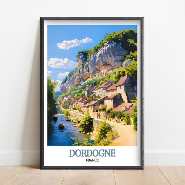 Póster Dordogne France Art - Dordogne Poster - La Roque  (Subido por el creador)