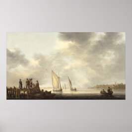 Póster Dordrecht - Poster Bella Artes de Aelbert Cuyp