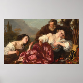 Póster Dorinda herida - Poster Bella Artes Louis Vallée