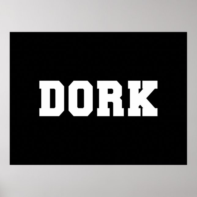 PÓSTER DORK (Frente)