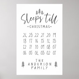 Póster Dormía hasta que los Navidades fuesen una granja m