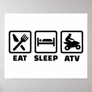 Póster Dormir ATV