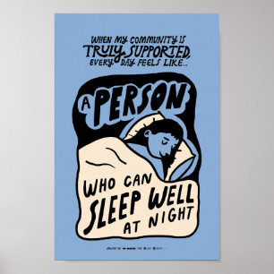 Póster Dormir bien