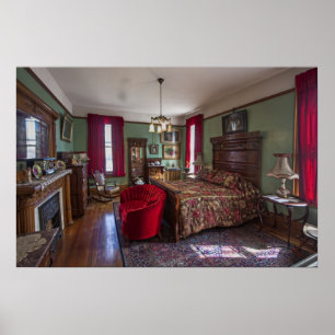 Póster Dormitorio de Huguette Clark — Butte Montana