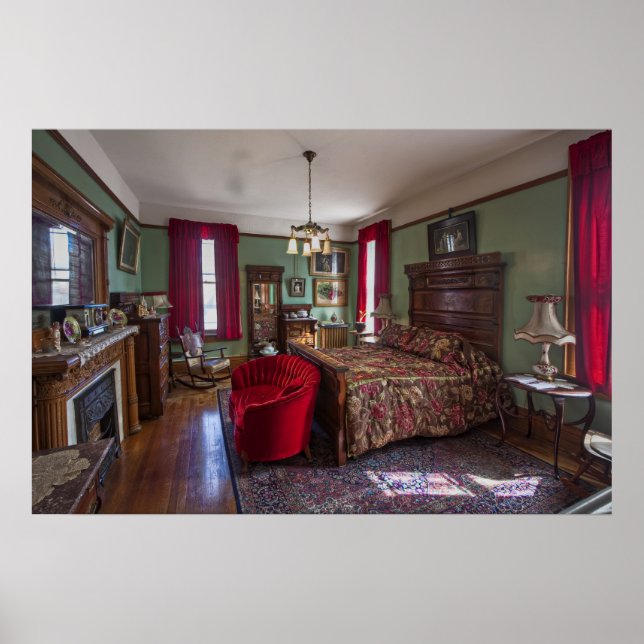 Póster Dormitorio de Huguette Clark — Butte Montana (Frente)