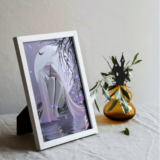 Póster Dormitorio de la luz de la luna sobre lienzo (Subido por el creador)