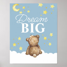 Dormitorio de osito de peluche Soñar en grande Lun