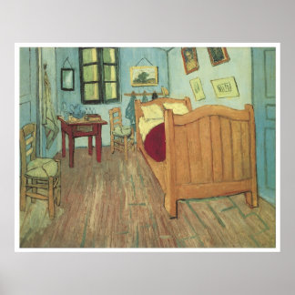 Póster Dormitorio de Van Gogh 1888, Vincent Van Gogh
