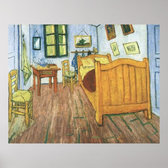 Póster Dormitorio de Van Gogh en el Poster de Arles (Frente)