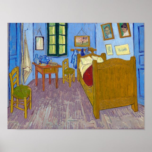 Póster Dormitorio de Vincent en Arles | Van Gogh | (Frente)