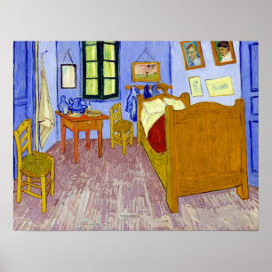 Póster Dormitorio Vincent van Gogh en Arles