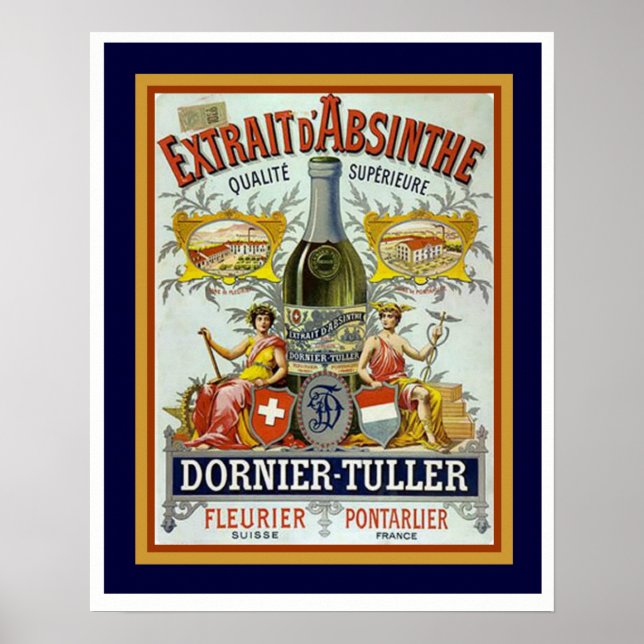 Póster Dornier-Tuller Absinthe Poster 16 x 20 (Frente)