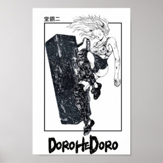 Póster Dorohedoro Nikaido Design