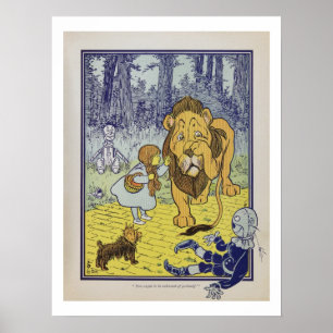 Póster Dorothy conoce al Poster de Leones Cobardes