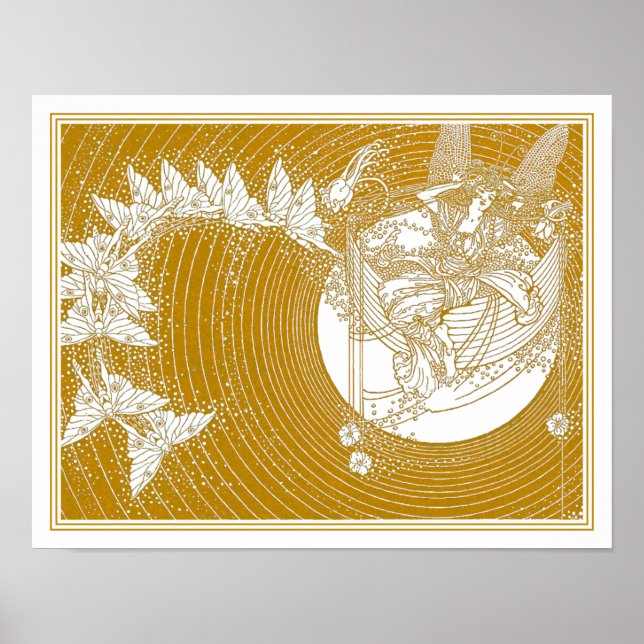 Póster Dorothy Lathrop: Barco del Ilustracion de hatos de (Frente)