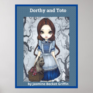 Póster Dorthy y Toto por Jasmine Becket Griffin