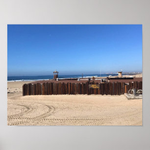 Póster Dory Fishing Fleet, Newport Beach, California