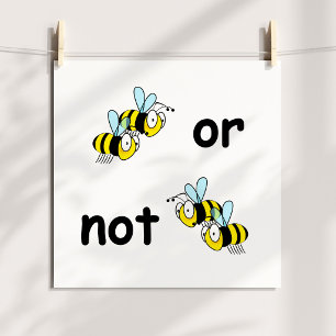 Póster Dos Abejas o No Dos Abejas