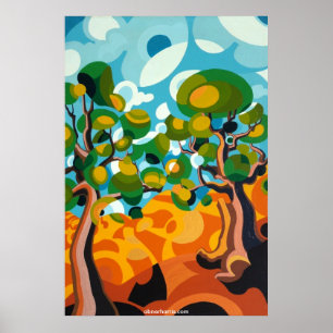 Póster Dos árboles