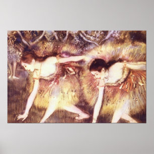 Póster Dos bailarines de Edgar Degas