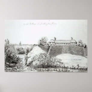 Póster Dos baterías en la casa Southampton