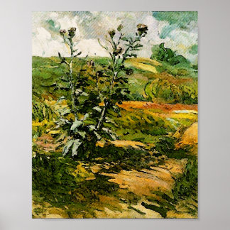 Póster Dos Bellas Artes Van Gogh Thistles