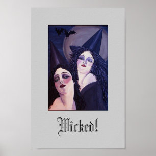 Póster Dos brujas traviesas