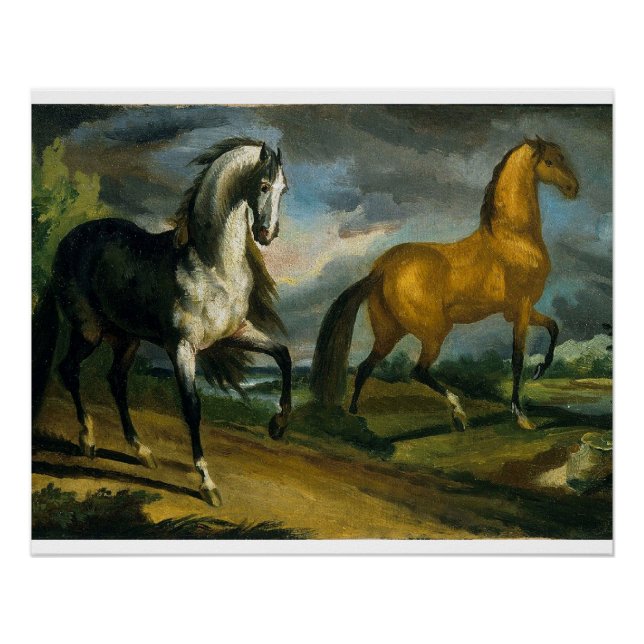 Póster Dos caballos 1808 (Anverso)