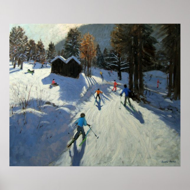 Póster Dos cabañas de montaña Pleney Morzine (Frente)