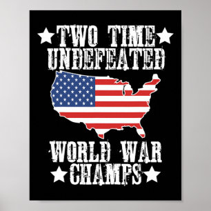 Póster Dos Campeones De La Guerra Mundial