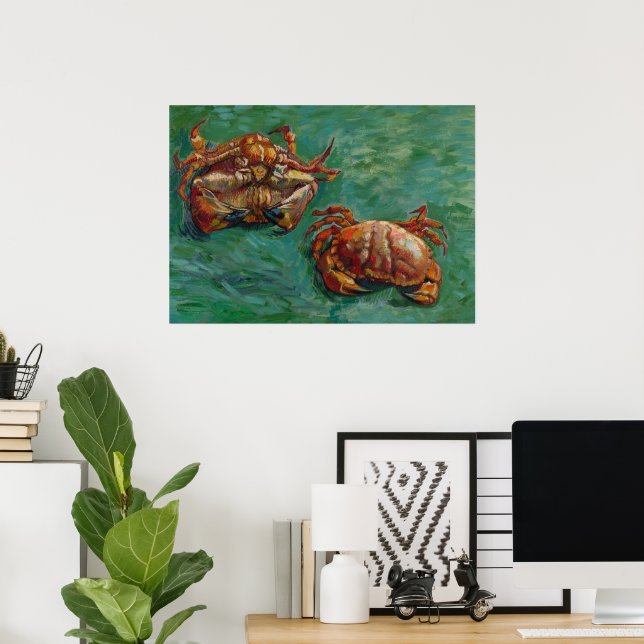 Póster Dos cangrejos del Poster Vincent van Gogh (Oficina en casa)