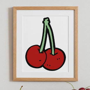Póster Dos cerezas