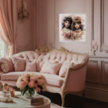 Dos Chicas de época Doll Core Antigüedad