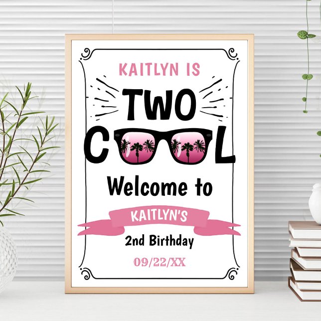 Póster Dos Chicas de Guay Signo de bienvenida de cumpleañ (Subido por el creador)