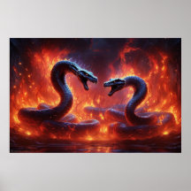 Dos Cobras en el infierno (24 x 36)