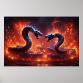 Póster Dos Cobras en el infierno (24 x 36)