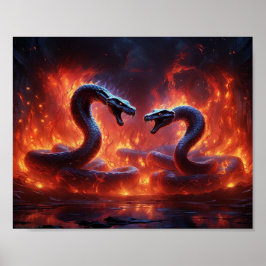 Póster Dos Cobras en el infierno (8 x 10)