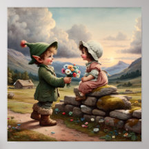 Dos comestibles vendimias en la ropa de campo