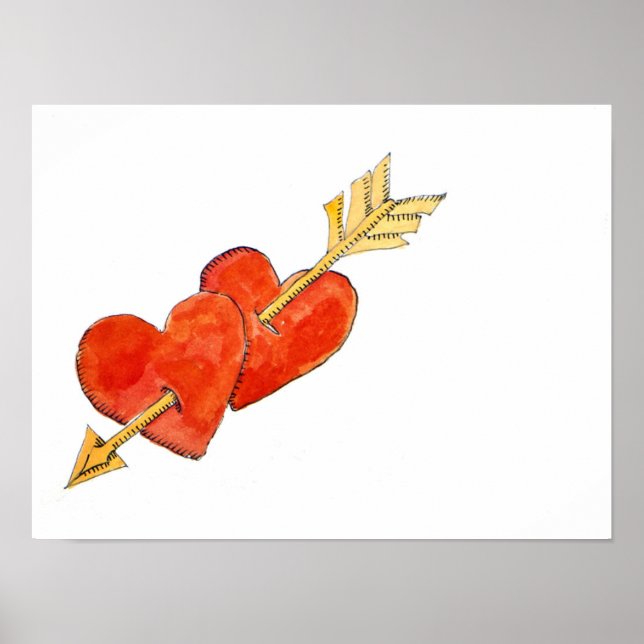 Póster Dos corazones - flecha 2011 (Frente)
