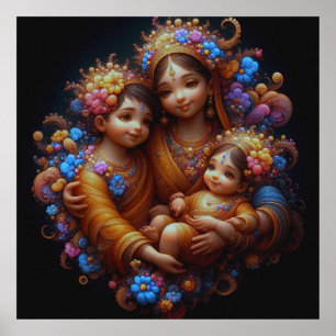 Póster Dos corazones, un alma