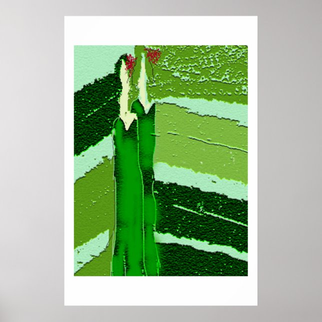 Póster Dos damas verdes (Frente)