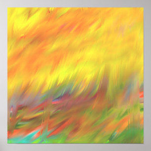 Póster Dos en uno simplemente vivo abstracto 4.2
