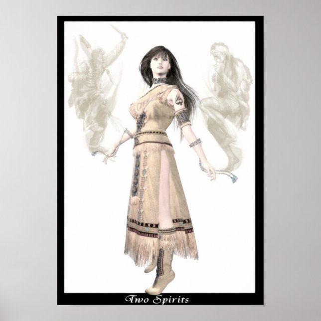 Póster Dos espíritus (Frente)